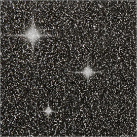 Dazzling Glitter film 2 metre roll Black