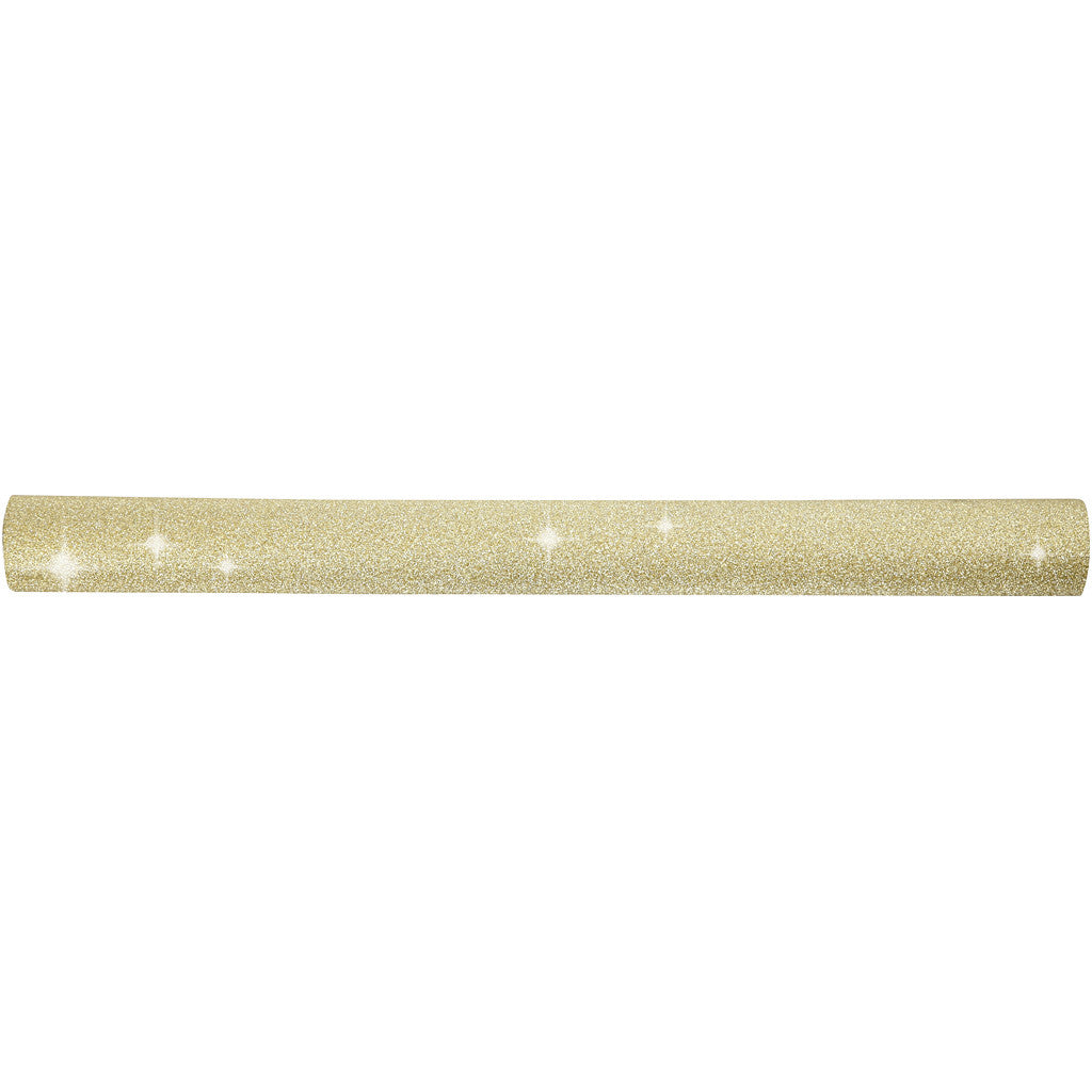 Dazzling Glitter film 2 metre roll Gold - 0
