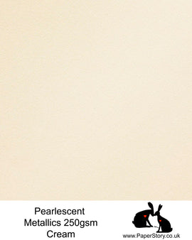 Cream Pearlescent Premium card  250 gsm A4 