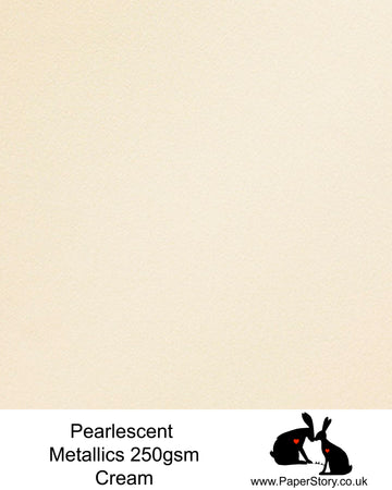 Cream Pearlescent Premium card  250 gsm A4 