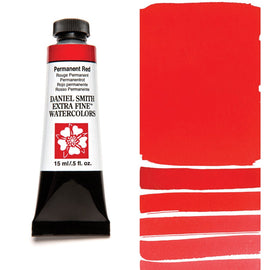 DANIEL SMITH Extra Fine Watercolour Permanent Red 15ml tube