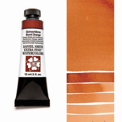 DANIEL SMITH Extra Fine Watercolour Quinacridone Burnt Orange 15ml tube