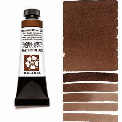 DANIEL SMITH Watercolours 15ml tube Transparent Brown Oxide