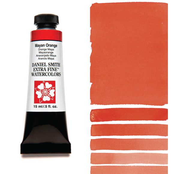 DANIEL SMITH Watercolours 15ml tube Mayan Orange