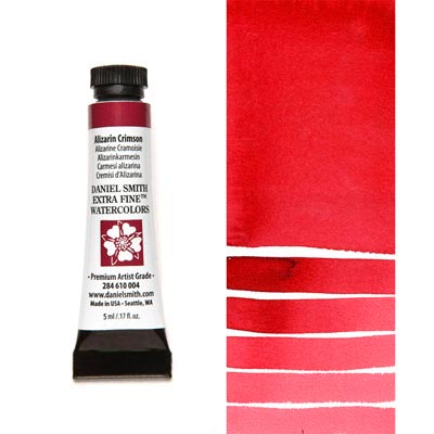 DANIEL SMITH Extra Fine Watercolour : Alizarin Crimson 5ml tube
