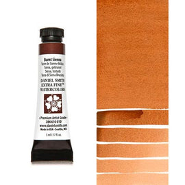 DANIEL SMITH Extra Fine Watercolour : Burnt Sienna 5ml tube