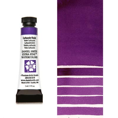 DANIEL SMITH Extra Fine Watercolour : Carbazole Violet 5ml tube