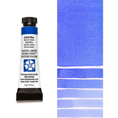 DANIEL SMITH Extra Fine Watercolour : Cobalt Blue 5ml tube