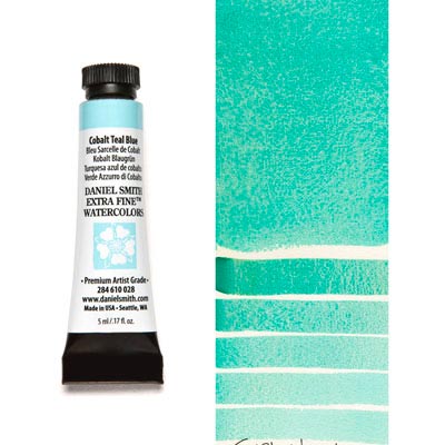 DANIEL SMITH Extra Fine Watercolour : Cobalt Teal Blue 5ml tube
