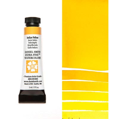 DANIEL SMITH Extra Fine Watercolour : Indian yellow 5ml tube