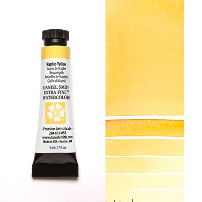 DANIEL SMITH Extra Fine Watercolour : Naples Yellow 5ml tube