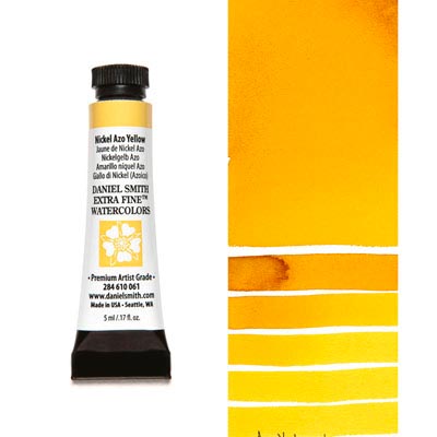 DANIEL SMITH Extra Fine Watercolour : Nickel Azo Yellow 5ml tube