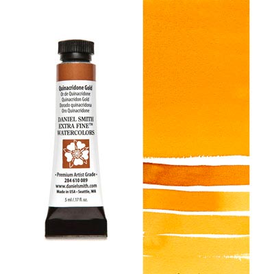DANIEL SMITH Extra Fine Watercolour : Quinacridone Gold  5ml tube