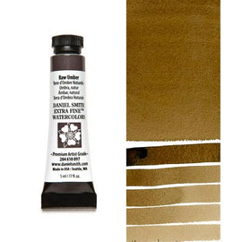 DANIEL SMITH Extra Fine Watercolour : Raw Umber 5ml tube