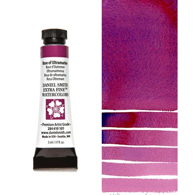 DANIEL SMITH Extra Fine Watercolour : Rose of Ultramarine 5ml tube