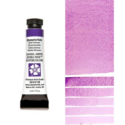 DANIEL SMITH Extra Fine Watercolour : Ultramarine Violet  5ml tube