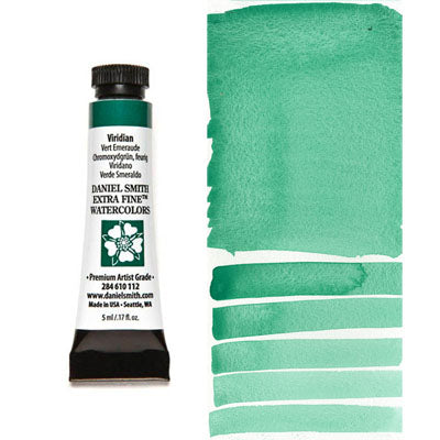 DANIEL SMITH Extra Fine Watercolour : Viridian 5ml tube