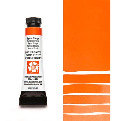 DANIEL SMITH Extra Fine Watercolour : Pyrrol Orange 5ml tube