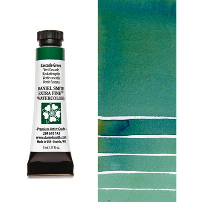 DANIEL SMITH Extra Fine Watercolour : Cascade Green  5ml tube