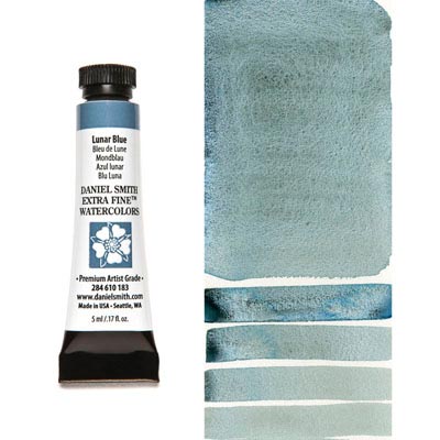 DANIEL SMITH Extra Fine Watercolour : Lunar Blue 5ml tube