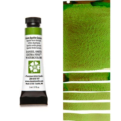 DANIEL SMITH Extra Fine Watercolour : PrimaTek : Green Apatite Genuine  5ml tube