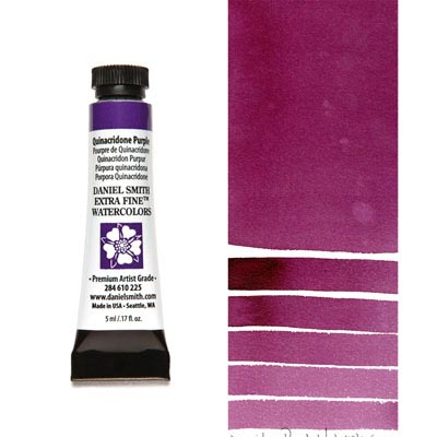 DANIEL SMITH Extra Fine Watercolour : Quinacridone Purple  5ml tube