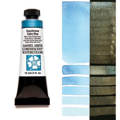 DANIEL SMITH Watercolour Paint Duochrome Cabo Blue 15ml
