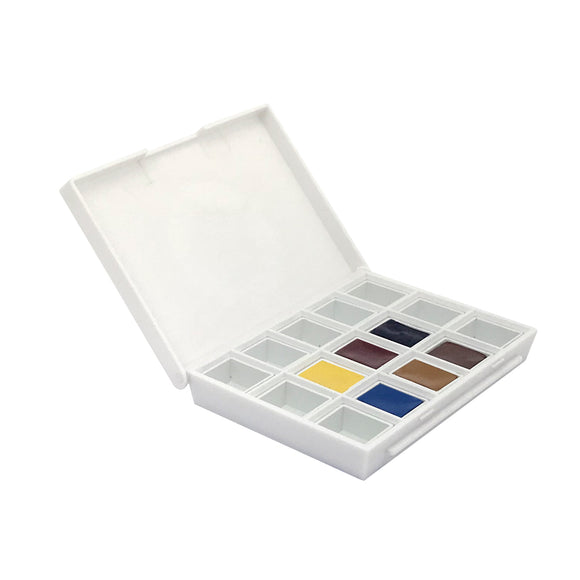 DANIEL SMITH Watercolour Sketcher Paint Set of 6 half pans plus bonus 9 empty half pans