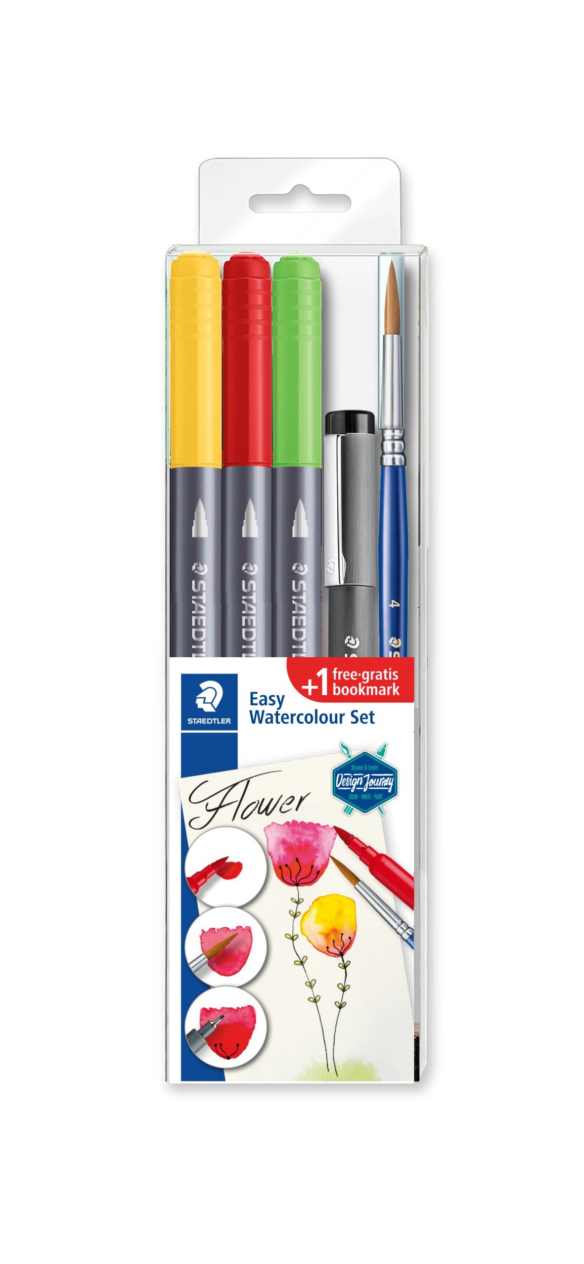 Staedtler Easy Watercolour Brush Pen set : FlowerStaedtler Easy Watercolour Brush Pen set : Flower