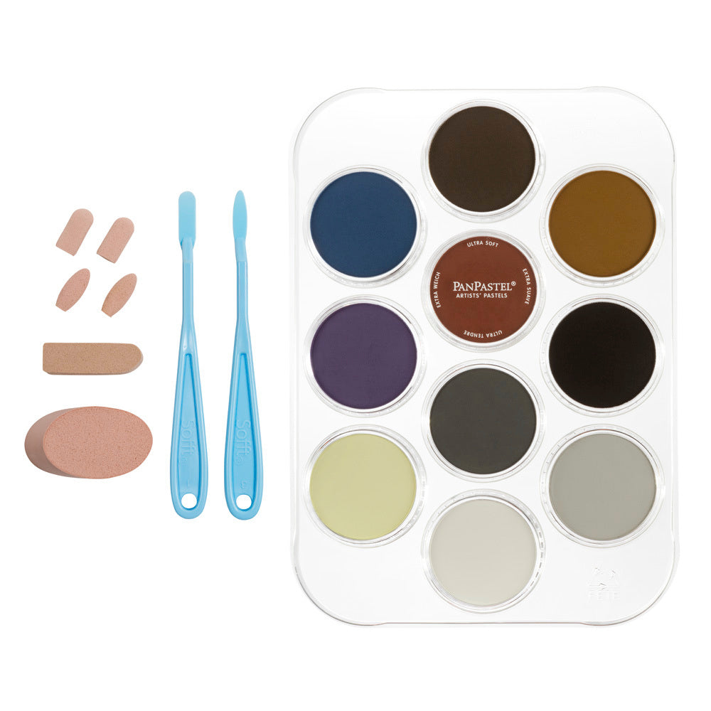 PanPastel Set : Animal Art with Lisa Ann Watkins Pan Pastel 10 Pans plus Sofft tools. A beautiful set designed by professional artist, Lisa Ann Watkins, with a video reference to guide you through