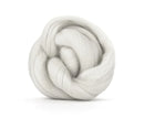 World of Wool Merino 23mic Wool Top White Lightening 100g