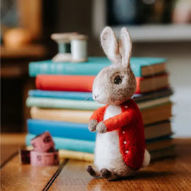 The Crafty Kit Company Bertie Bunny Needle Felting Craft Kit