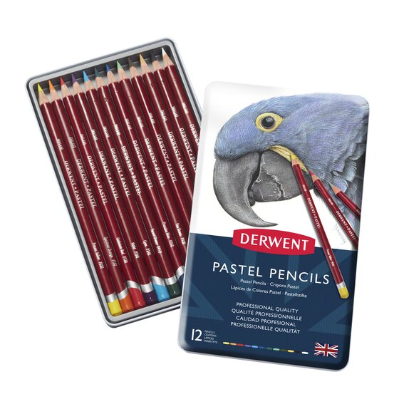 Derwent Pastel Artist Pencils set of 12