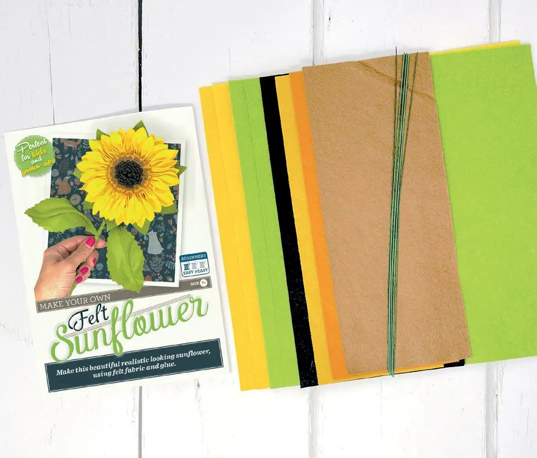 The Crafty Kit Company Sunflower Flower Craft Kit