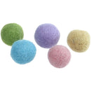 Wool Felted balls mixed pack of 64 pastel colours