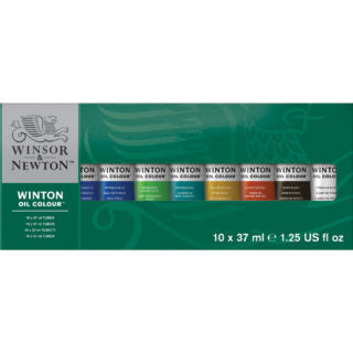 Winsor & Newton Winton Oil paint Set 10 x 37 ml