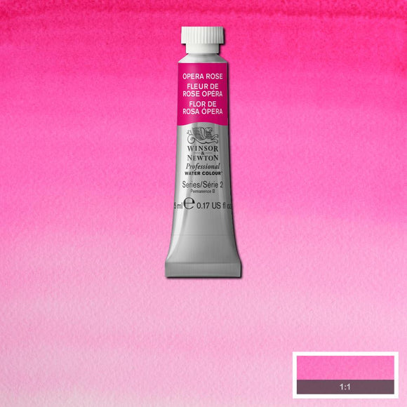 Winsor & Newton Professional Watercolour Paint 5ml : Opera Rose