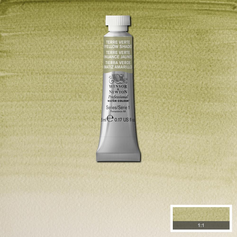 Winsor & Newton Professional Watercolour Paint 5ml : Terre Verte (Yellow Shade)