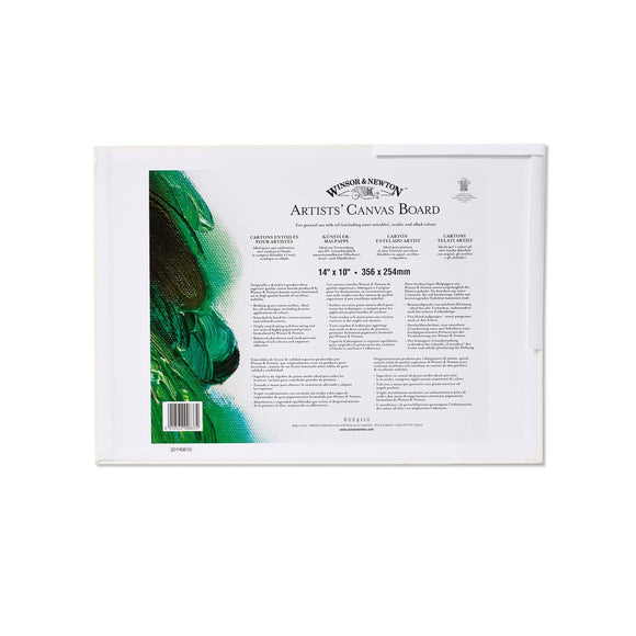 Cotton canvas board Winsor & Newton triple primed 14 x 10 inches