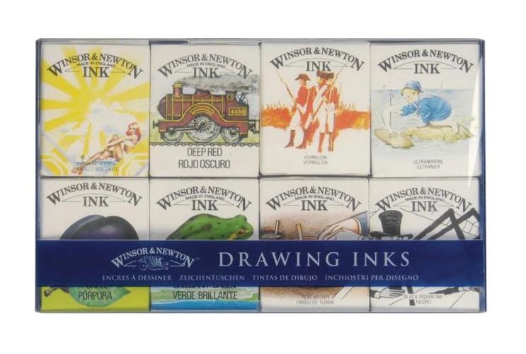WINSOR & NEWTON : DRAWING INKS : Henry Collection
