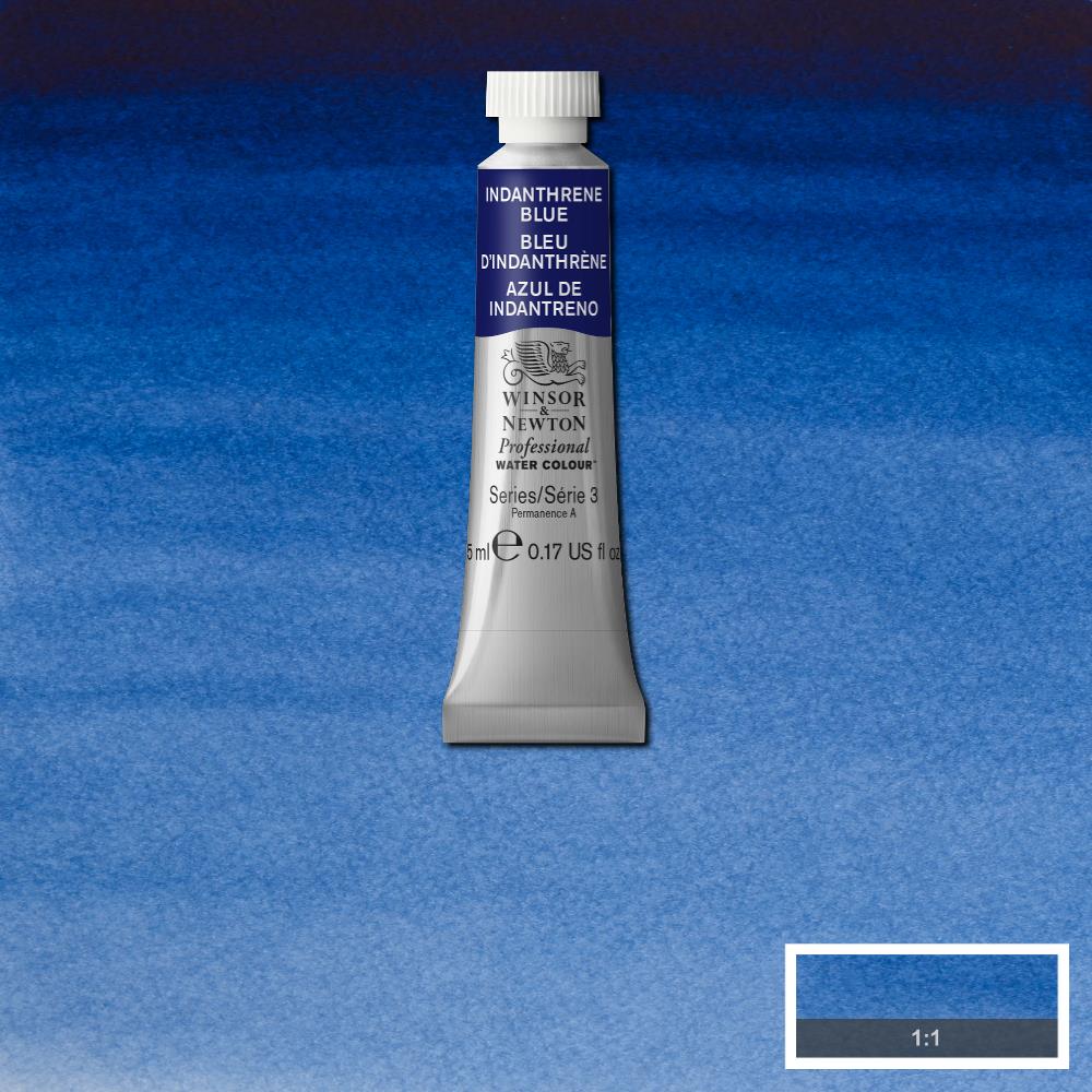 Winsor & Newton Professional Watercolour Paint 5ml : Indanthrene Blue