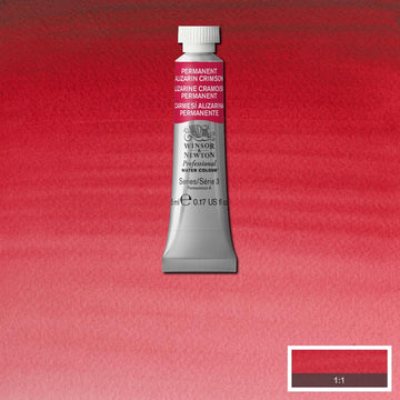 Winsor & Newton Professional Watercolour Paint 5ml : Permanent Alizarin Crimson