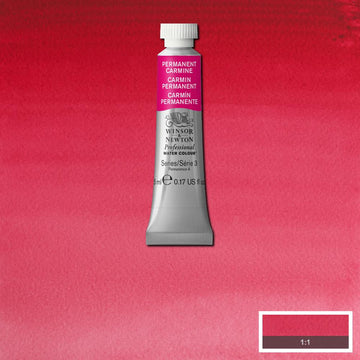 Winsor & Newton Professional Watercolour Paint 5ml : Permanent Carmine