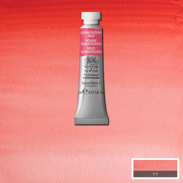 Winsor & Newton Professional Watercolour Paint 5ml : Quinacridone Red