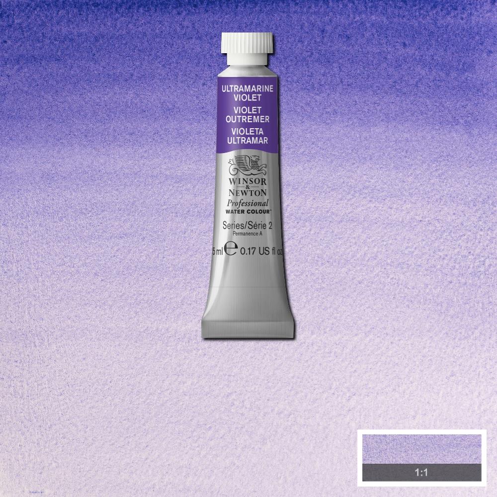 Winsor & Newton Professional Watercolour Paint 5ml : Ultramarine Violet