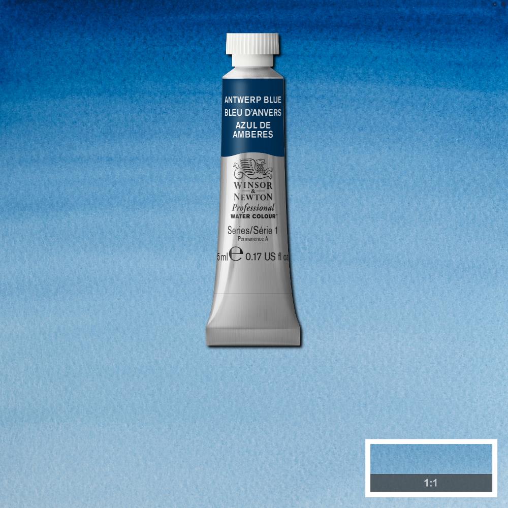 Winsor & Newton Professional Watercolour Paint 5ml Antwerp Blue