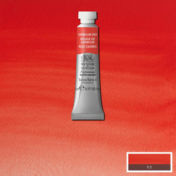 Winsor & Newton Professional Watercolour Paint 5ml Cadmium Red