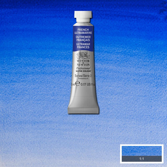 Winsor & Newton Professional Watercolour Paint 5ml : French Ultramarine