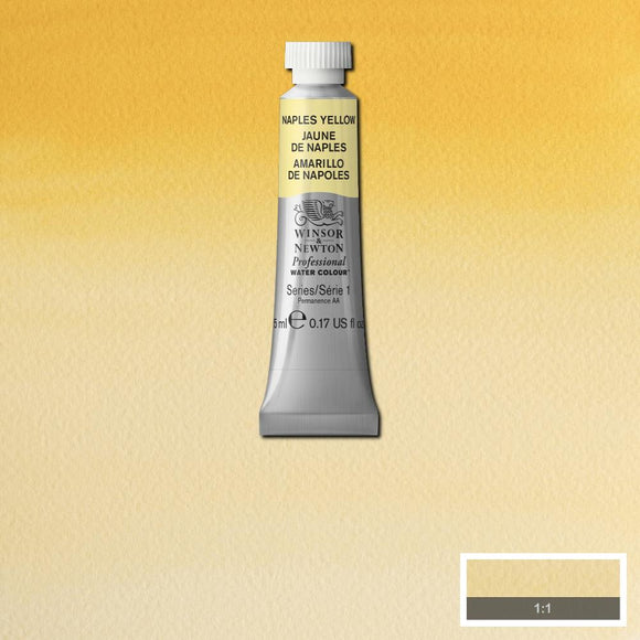 Winsor & Newton Professional Watercolour Paint 5ml : Naples Yellow