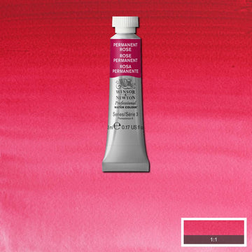 Winsor & Newton Professional Watercolour Paint 5ml : Permanent RoseWinsor & Newton Professional Watercolour Paint 5ml : Permanent Rose